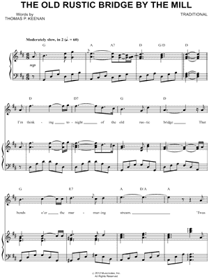 The Old Rustic Bridge By the Mill