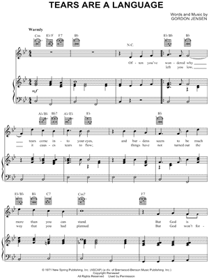 Tears Are a Language