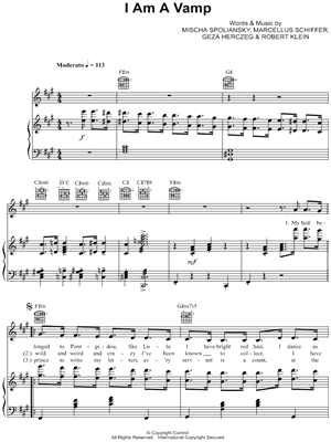 I Am a Vamp
