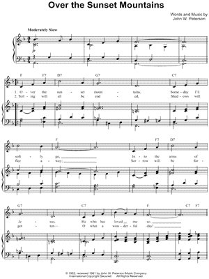 Over the Sunset Mountains