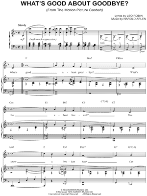 What's Good About Goodbye?