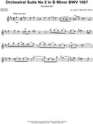 Orchestral Suite No 2 In B Minor, BWV 1067: III. Sarabande