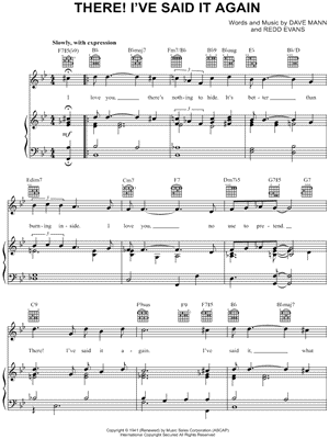 There! I've Said It Again