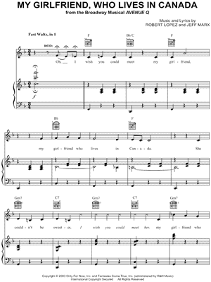 My Girlfriend, Who Lives In Canada