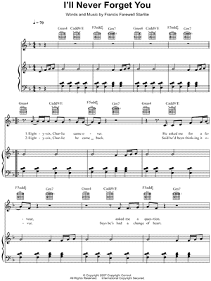 I'll Never Forget You