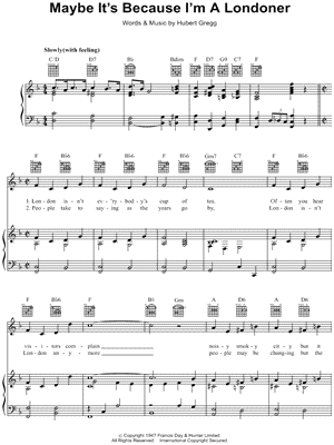 Maybe It's Because I'm a Londoner