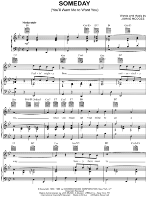 Someday (You'll Want Me To Want You)