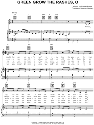 Green Grow the Rashes, O