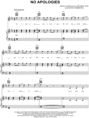 No Apologies