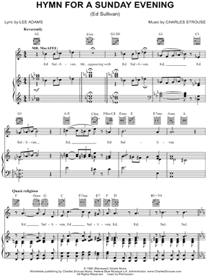 Hymn for a Sunday Evening (Ed Sullivan)