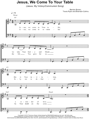 Jesus, We Come To Your Table