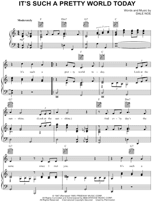 It's Such a Pretty World Today