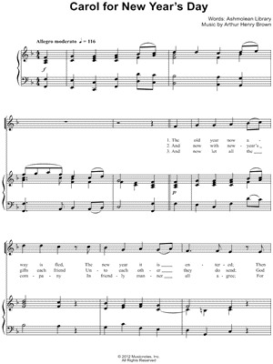 Carol for New Year's Day