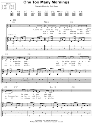 One Too Many Mornings