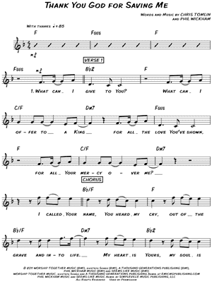 Thank You God for Saving Me