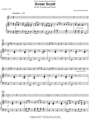 Great Scott - Piano Accompaniment (Trumpet)