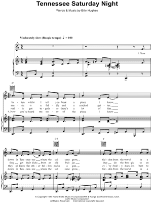 Tennessee Saturday Night