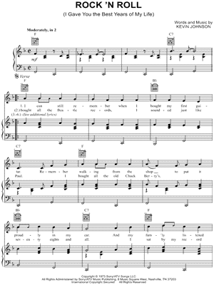 Rock 'N Roll (I Gave You the Best Years of My Life)