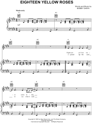 Eighteen Yellow Roses