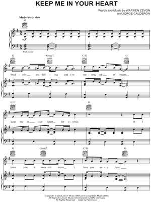 Keep Me In Your Heart