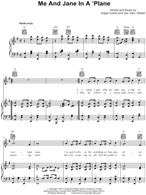 Me and Jane in a 'Plane