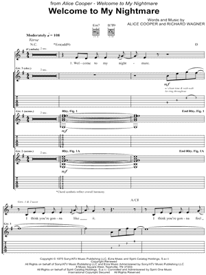 Welcome To My Nightmare