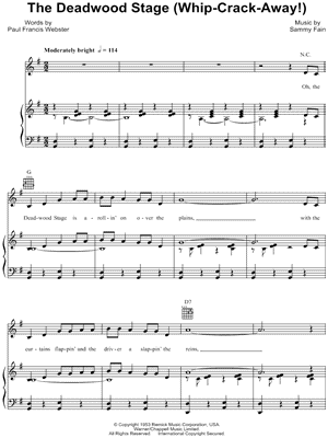 The Deadwood Stage (Whip-Crack-Away!)