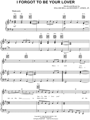 I Forgot To Be Your Lover