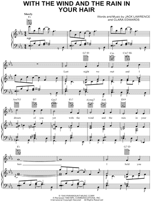 With the Wind and the Rain In Your Hair