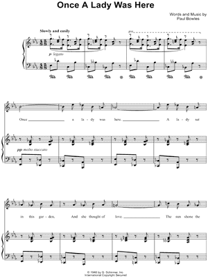 Once a Lady Was Here