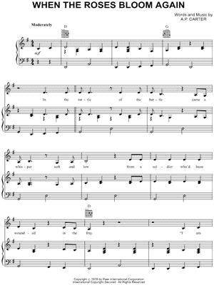 When the Roses Bloom Again
