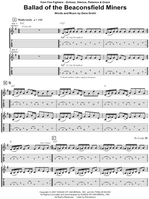 Ballad of the Beaconsfield Miners