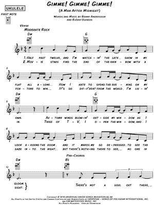 Gimme! Gimme! Gimme! (A Man After Midnight)