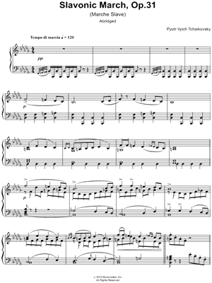 Marche Slav (abridged)