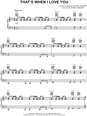 That's When I Love You