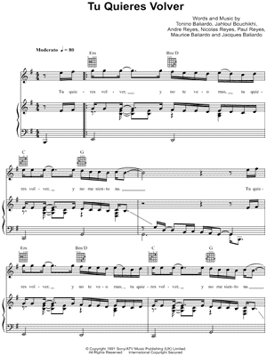 Tu Quieres Volver