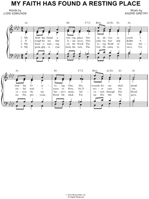 My Faith Has Found a Resting Place