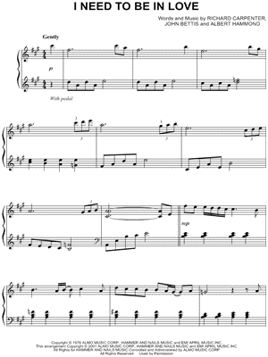 I Need to Be in Love