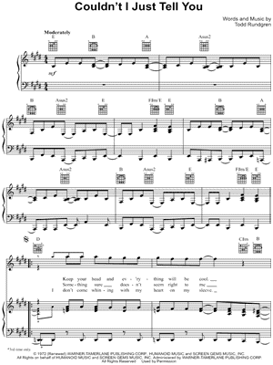 Couldn't I Just Tell You