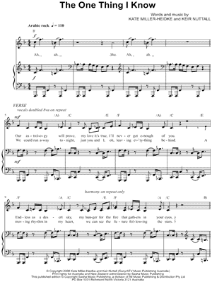 The One Thing I Know