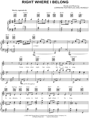 Right Where I Belong