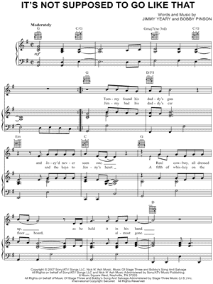 It's Not Supposed To Go Like That