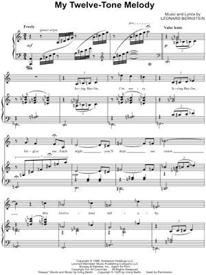 My Twelve-Tone Melody