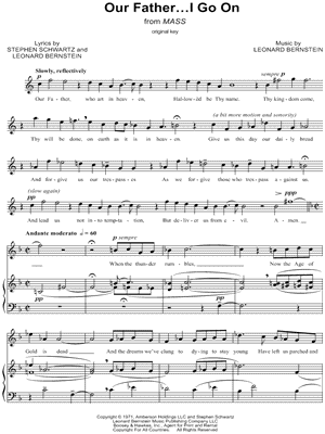 Our Father...I Go on