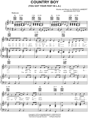 Country Boy (You Got Your Feet in L.A.)