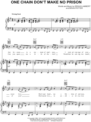 One Chain Don't Make No Prison