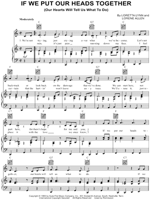 If We Put Our Heads Together (Our Hearts Will Tell Us What To Do)