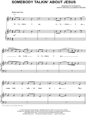 Somebody Talkin' About Jesus