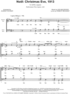 Noël: Christmas Eve, 1913