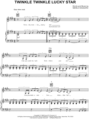 Twinkle, Twinkle Lucky Star